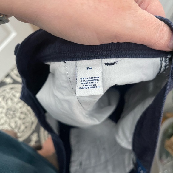 Arizona Jean Company Blue Flat Front Shorts - Picture 7 of 9